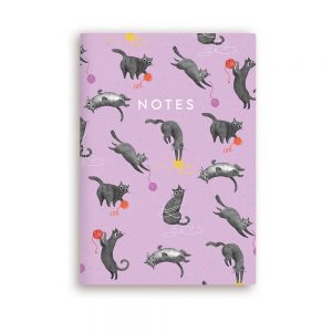 Cat Print Notebook A5