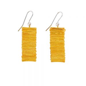 Yellow 'Audrey' earrings