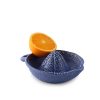 Blue Ceramic Juicer by Black Cat Pottery