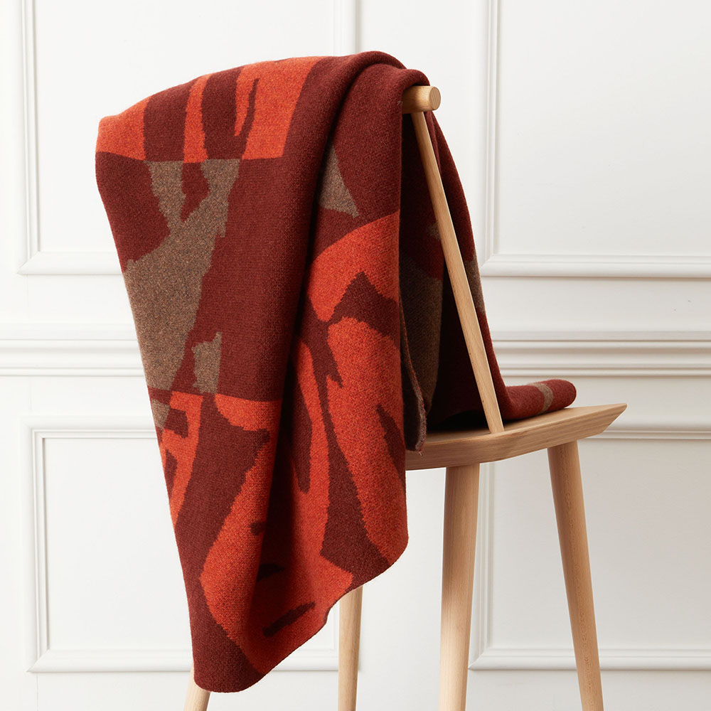 'Breadworld' Blanket in Red