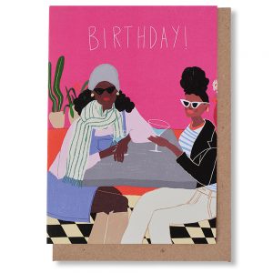 Just Chatting Birthday Greetings Card