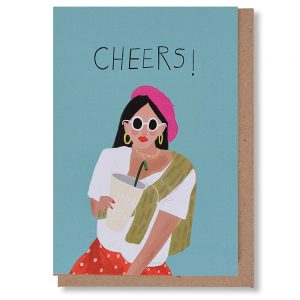 Cheers Girls Greetings Card