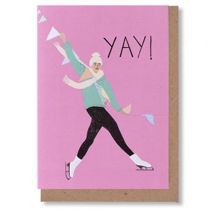 Celebratory Skate Greetings Card
