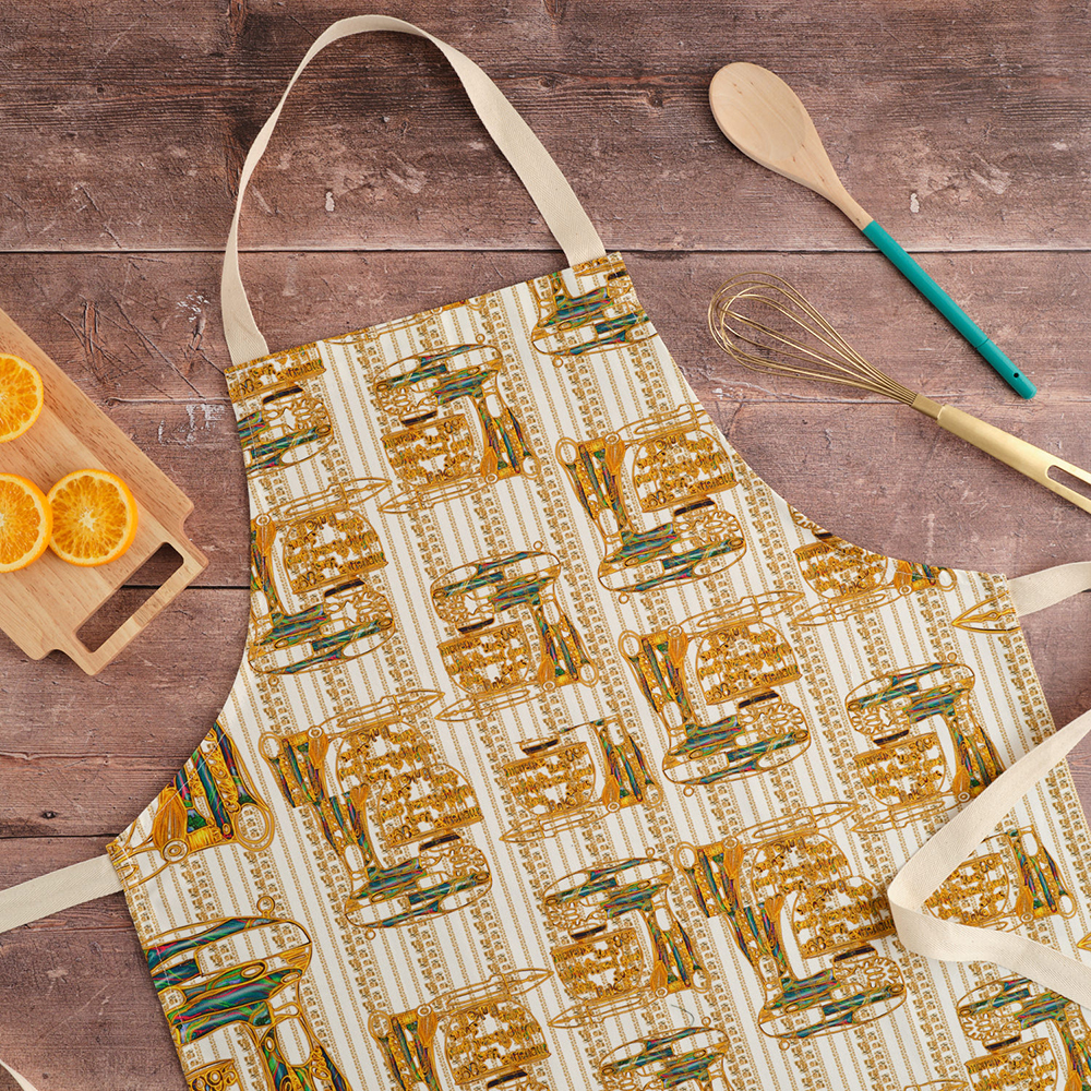 Cotton Apron by Chyna Sysa