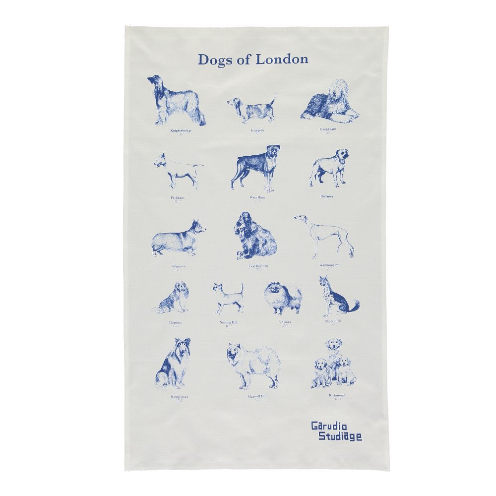 Cool tea towels - Dogs of London