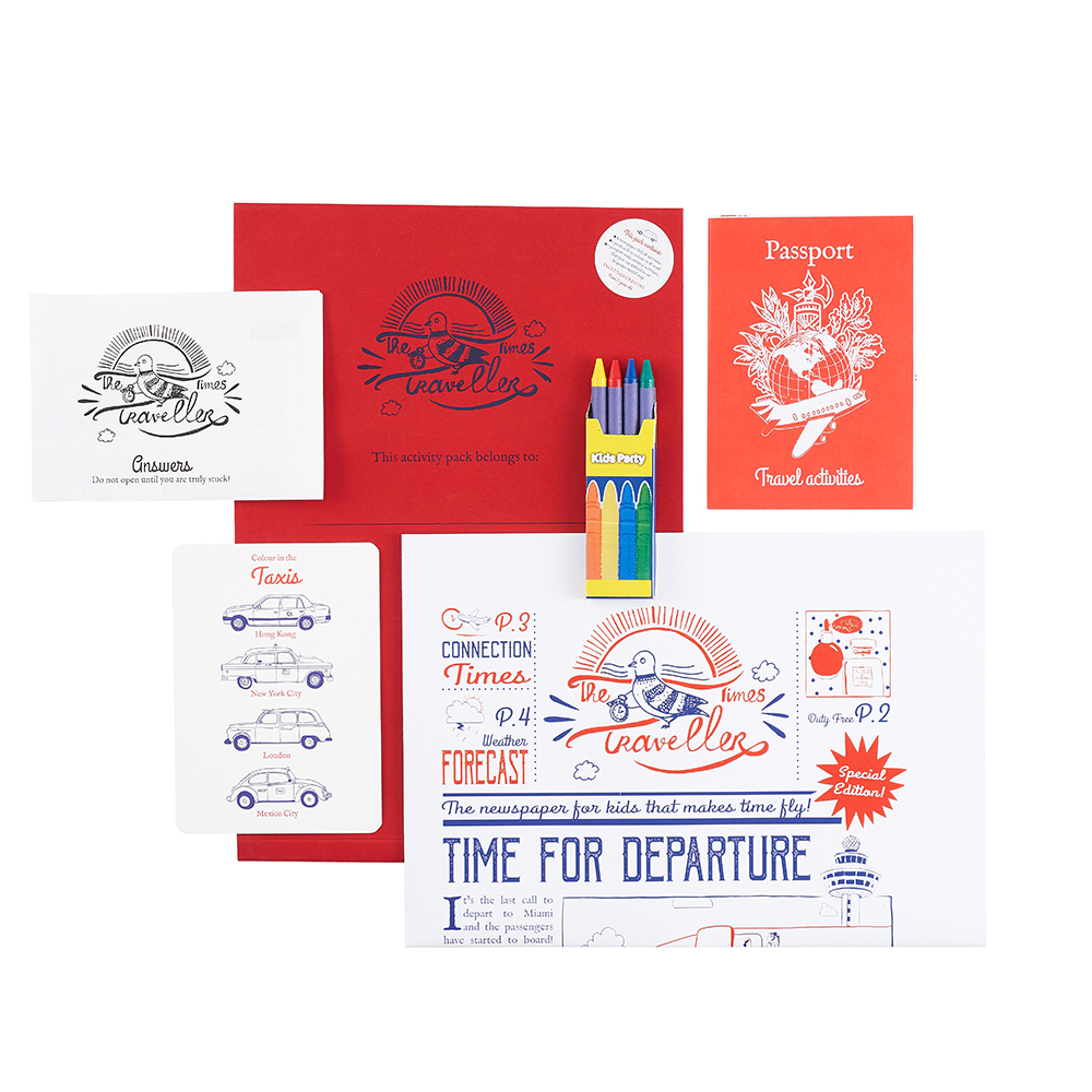 Children's Travel Activity Pack and A3 Poster