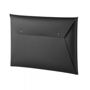 Stationery gifts - recycled leather document case black