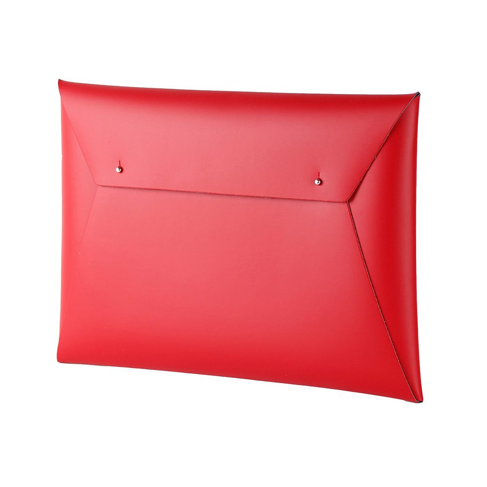 Stationery gifts - recycled leather document case red