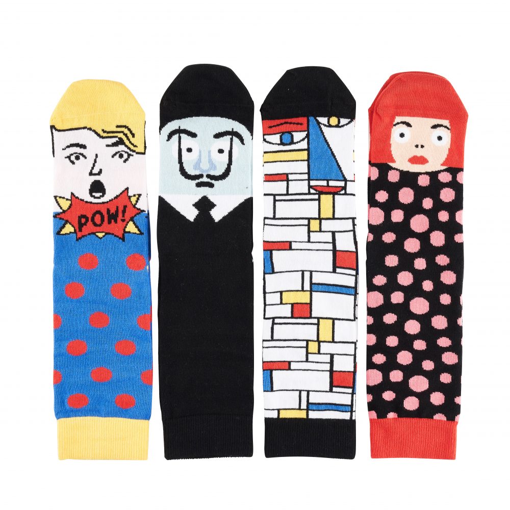 Famous Modern Artists Socks Collection - Gift Box Fashion Socks Modern Artists Box Set