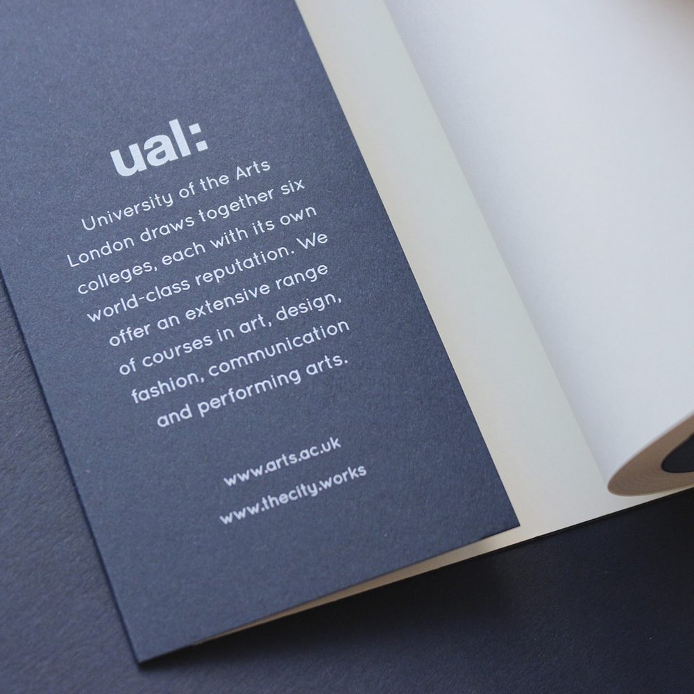 Luxury notebooks - UAL exclusive London foiled notebook