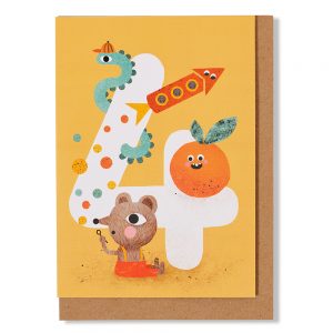 Crazy Critters Age 4 Card