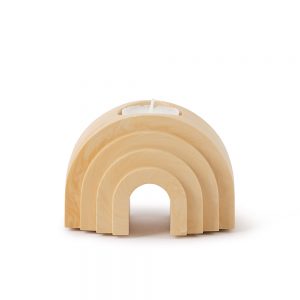 Scala Arch Candle Holder - Apricot