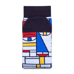 Feet Mondrian Socks by Chatty Feet Fashion Socks - Piet Mondrian