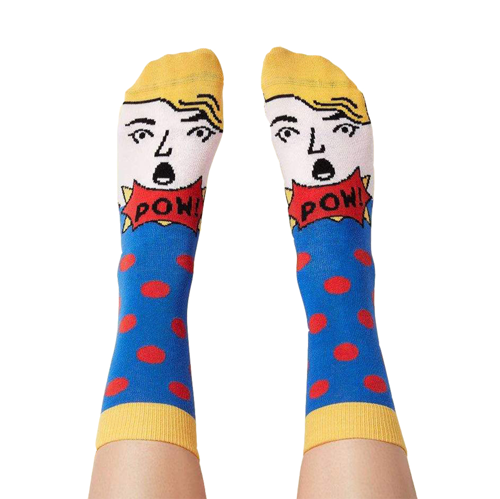 Roy Lichtenstoe socks by Chatty Feet