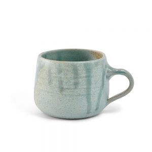 Blue Drip Stoneware Mug