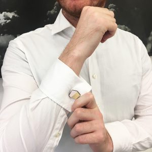 Jonathan handmade cufflinks pink