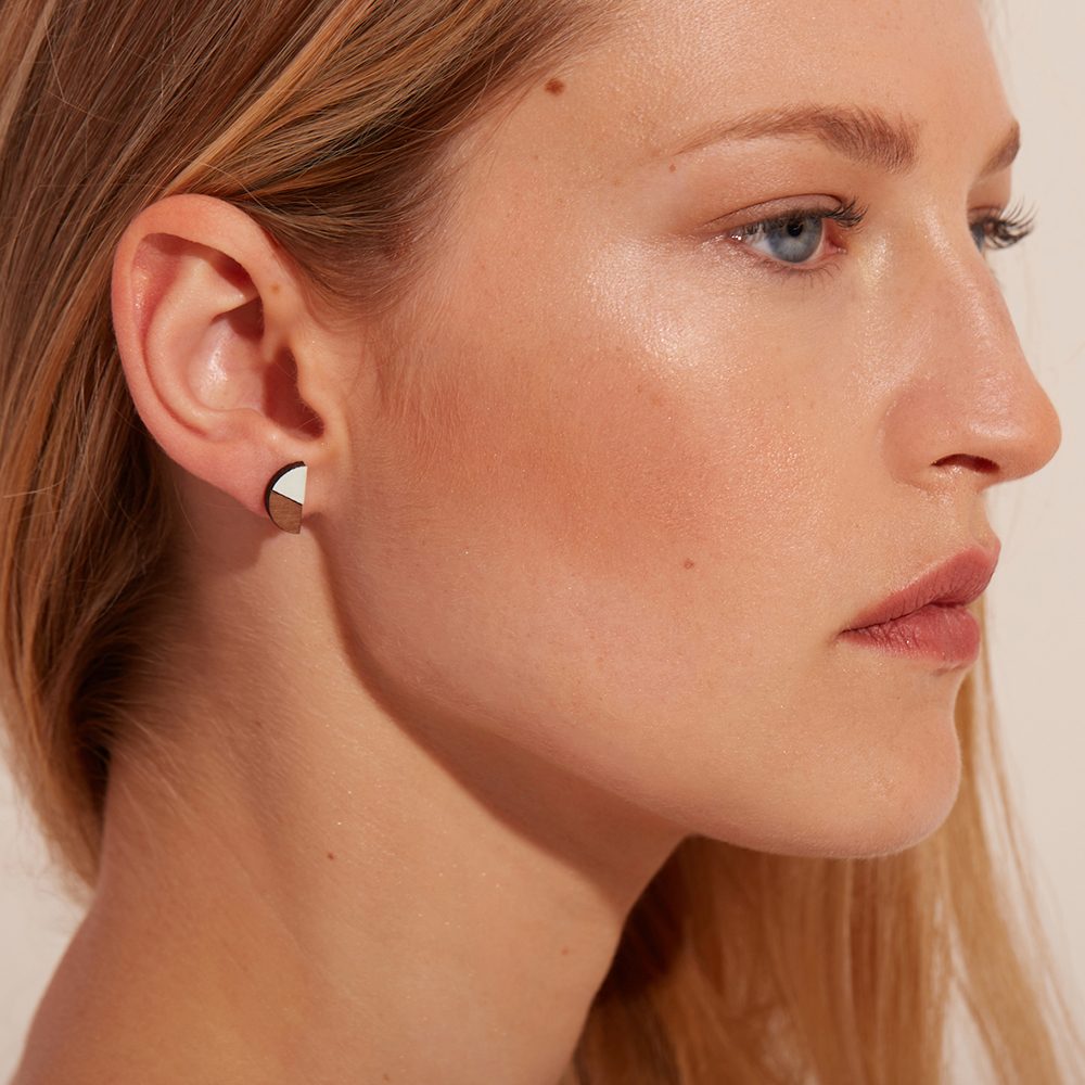 Handmade earrings - pink
