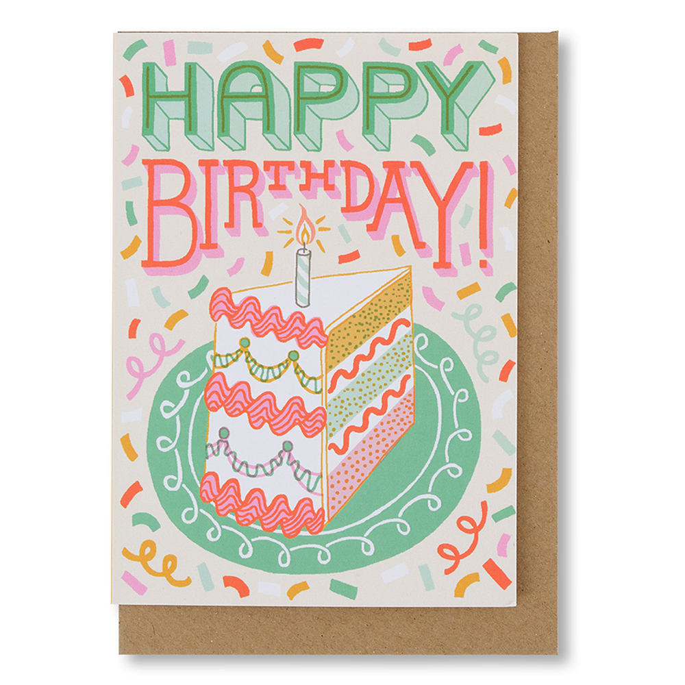 Happy Birthday Cake Greetings Card – Ticketyboo