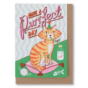 Purrfect Birthday Greetings Card