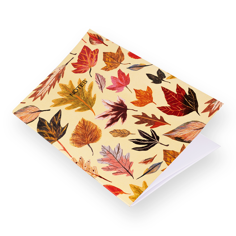 Autumn Leaves Notebook A5