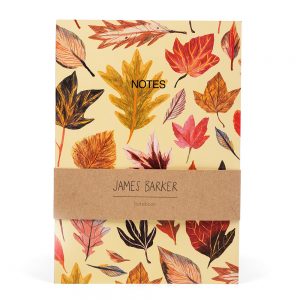Autumn Leaves Notebook A5