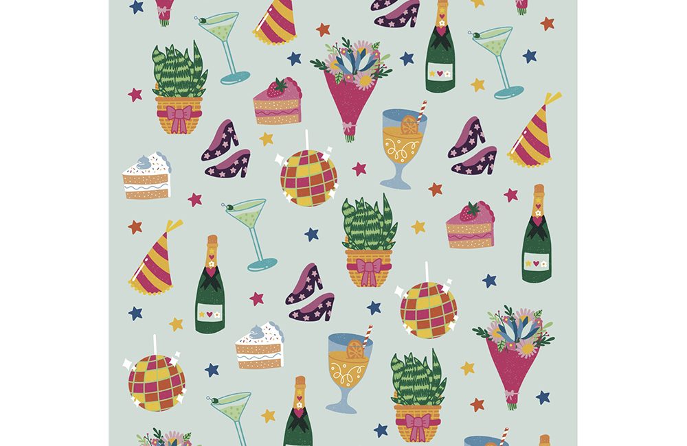 Karina Cooppen x not just a shop Wrapping Paper