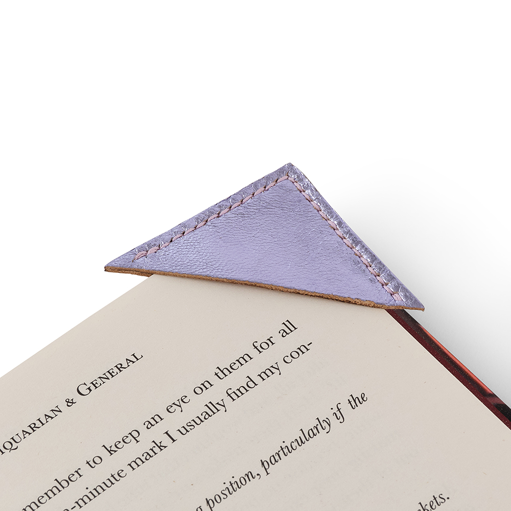 Triangle Corner Bookmark - Purple