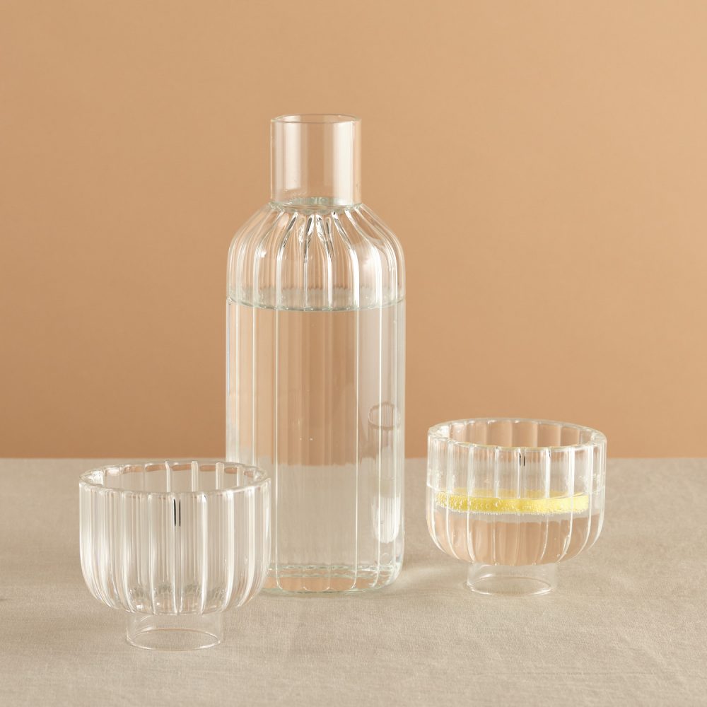 Decanter and Two Glasses set