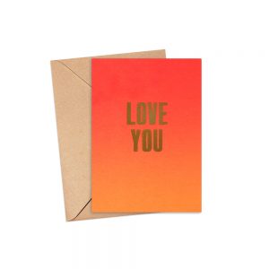 Love You Letterpress Card_Nice and Graphic