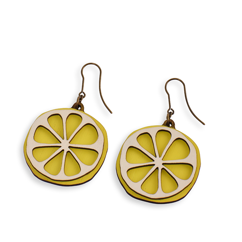 Lemon Slice Earrings by Materia Rica
