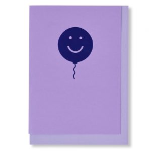 Ballon Emoji Greetings Card