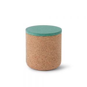 Cork Pot With Lid - Mint