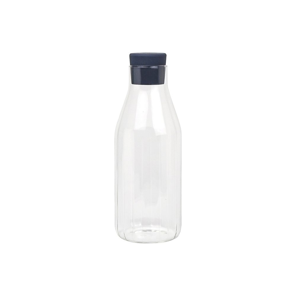 Modern tableware - glass carafe with stopper