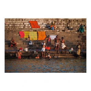 'Morning at the Ganges' Print by Hattie Stewart-Darling