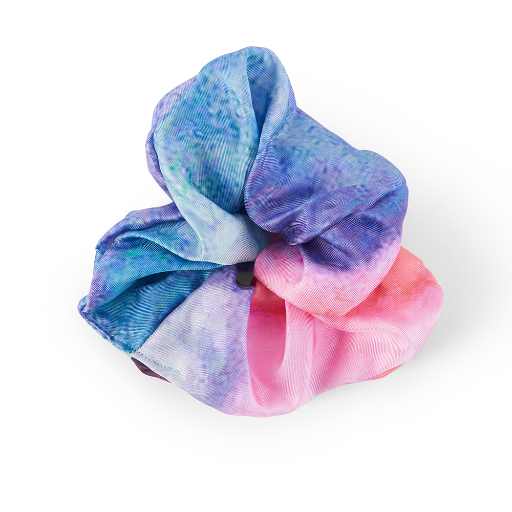 These blue, pink and purple scrunchies make perfect gifts and are handmade