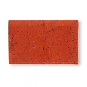 Sustainable Cork Cardholder (Tangerine)