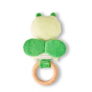 Ricefly Baby Rattle - Green back