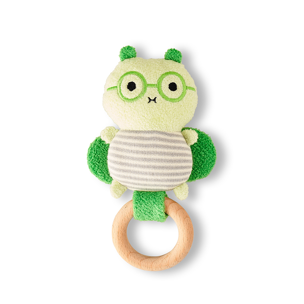 Ricefly Baby Rattle - Green