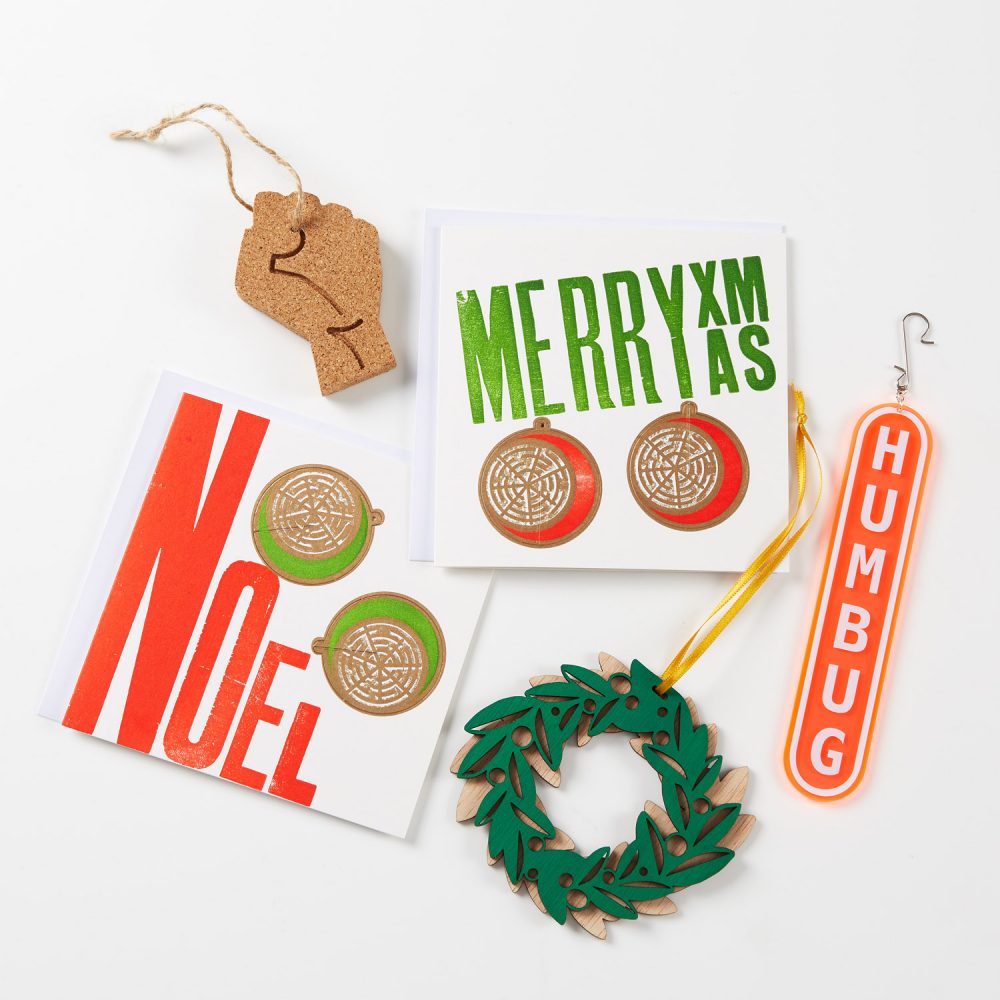 Wooden Wreath Christmas Decoration (UAL Staff Sale 2025)