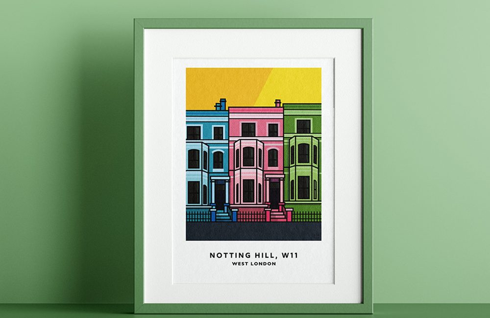 Notting Hill Digital Print A4