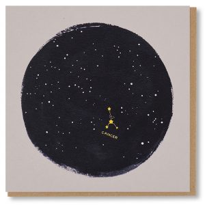 Cancer Constellation Greetings Card