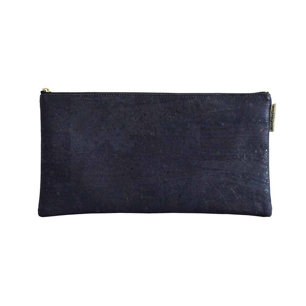 Sustainable cork leather case navy blue