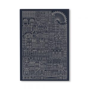 UAL Foiled London Notebook A5