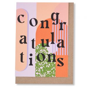Pastel Congratulations Greetings Card
