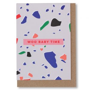Woo Baby Time Greetings Card