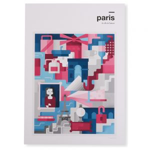 Paris Print A3 by Trini Quito Bravo