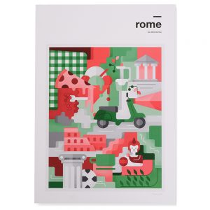 Rome Print by Trini Quito Bravo A3