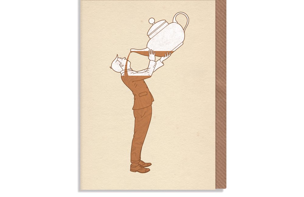 Unique Greeting Cards - Tea Time Design
