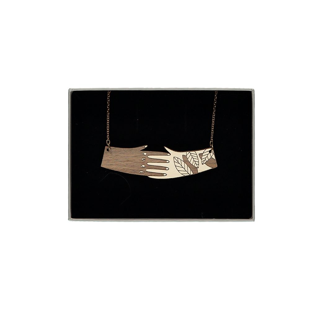 Unusual jewellery - Hands necklace