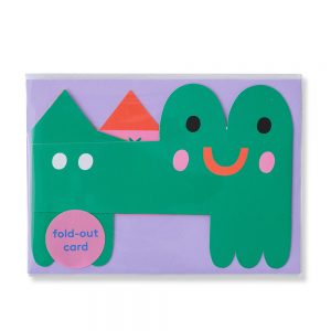 Croc Fold Out Greetings Card